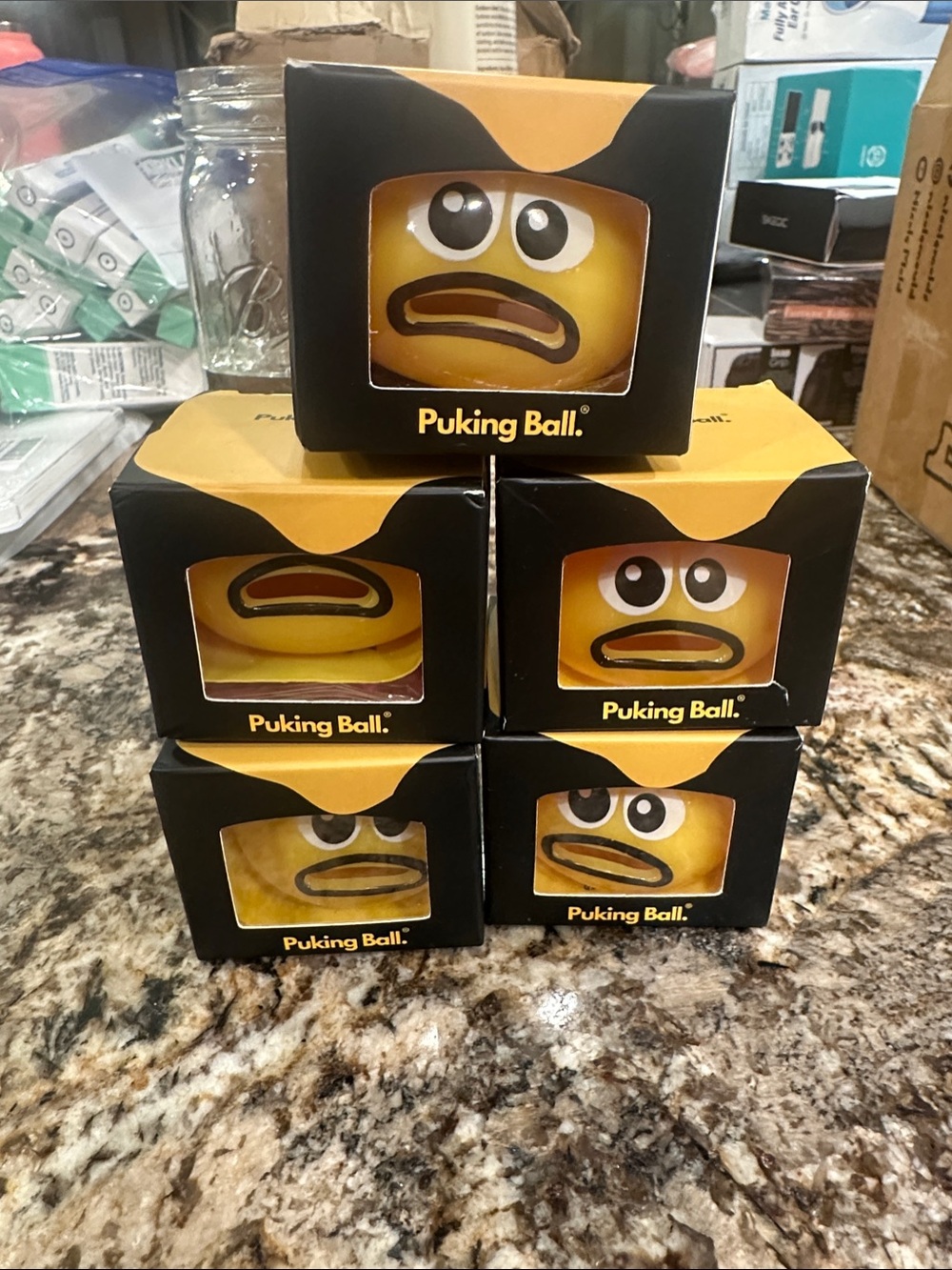 Yellow Emoji Squeeze Toy - Kids Sensory Fidget